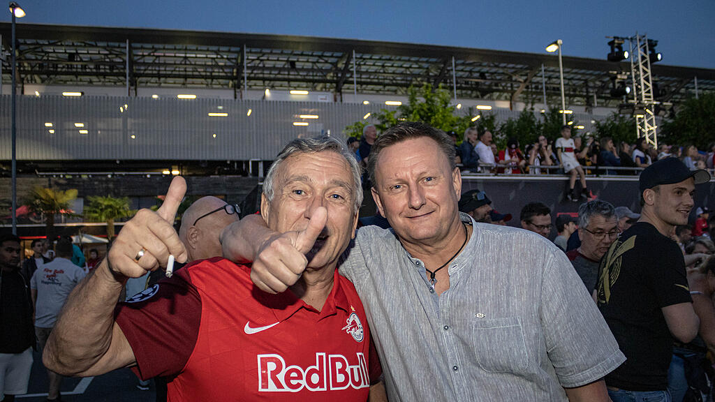 Die gro\u00dfe Meisterparty des FC RedBull Salzburg