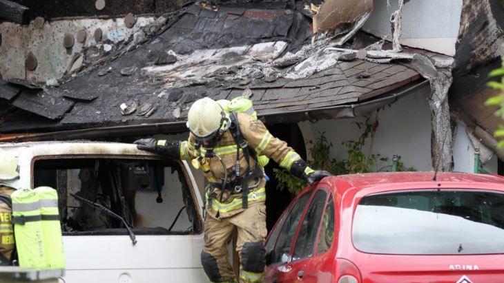 Haus in Neumarkt in Flammen II