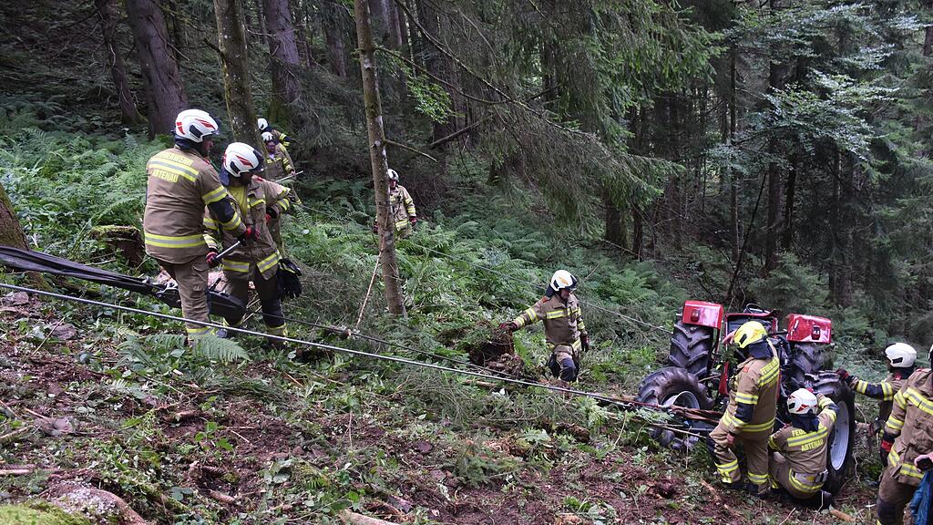 Traktorabsturz in Abtenau