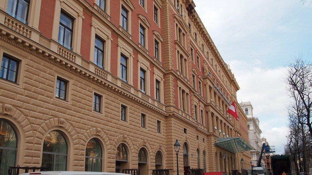kempinski Wien: Baustellenbegehung Februar 2013
