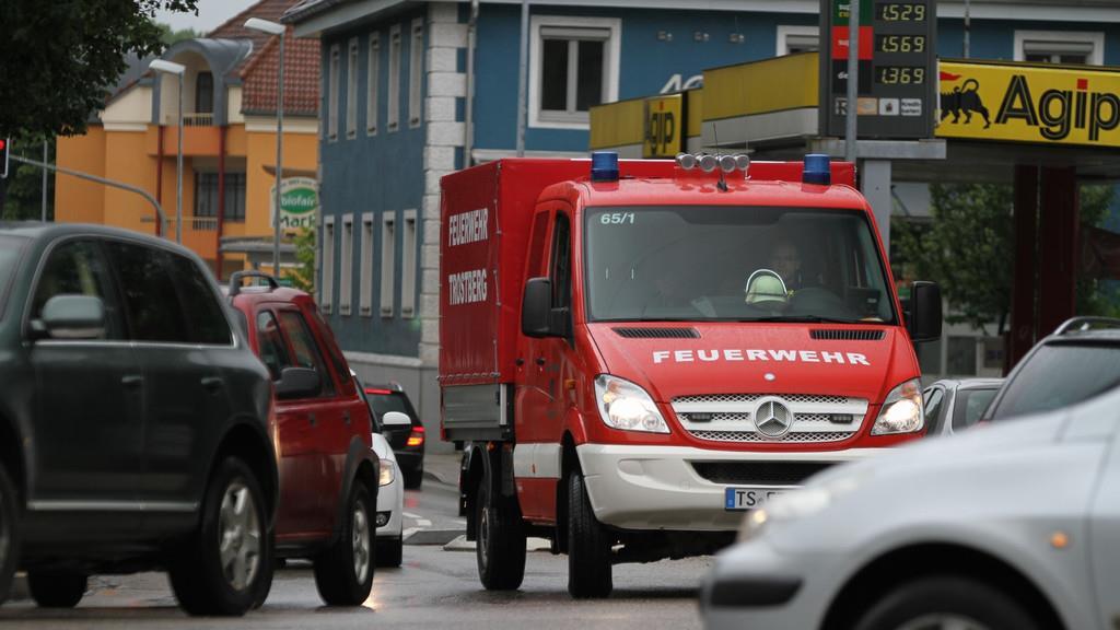 Feuerwehrübung in Trostberg