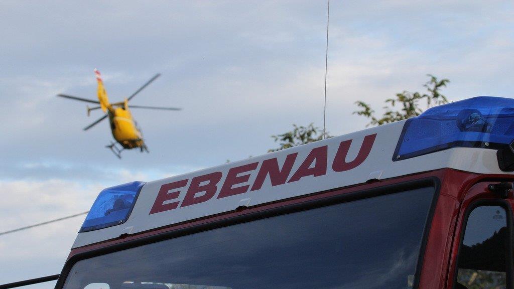 Traktorabsturz in Ebenau
