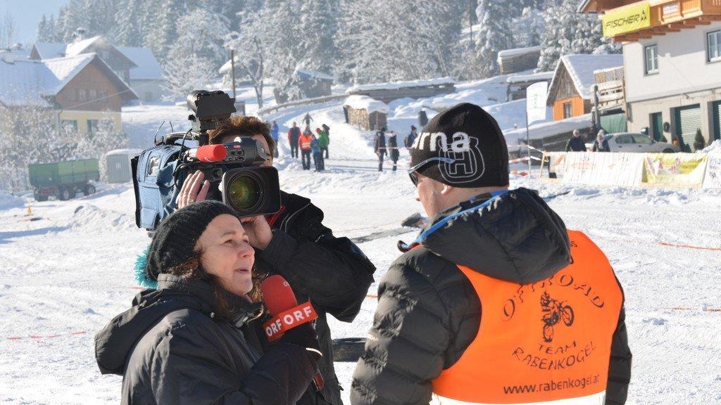 Wintermotocross in Gosau