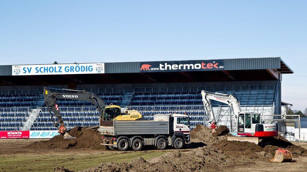 SV Grödig: Rasenheizung wird im DAS.GOLDBERG Stadion eingebaut