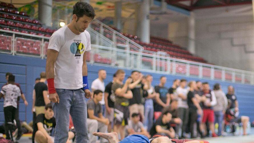 Groundfighters kämpfen in der Sporthalle Alpenstraße