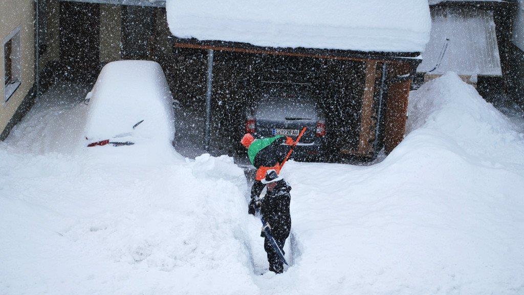 Extreme Schneemassen in Osttirol