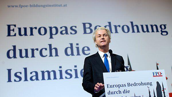 Islam-feindliche Rede von Wilders in Wien