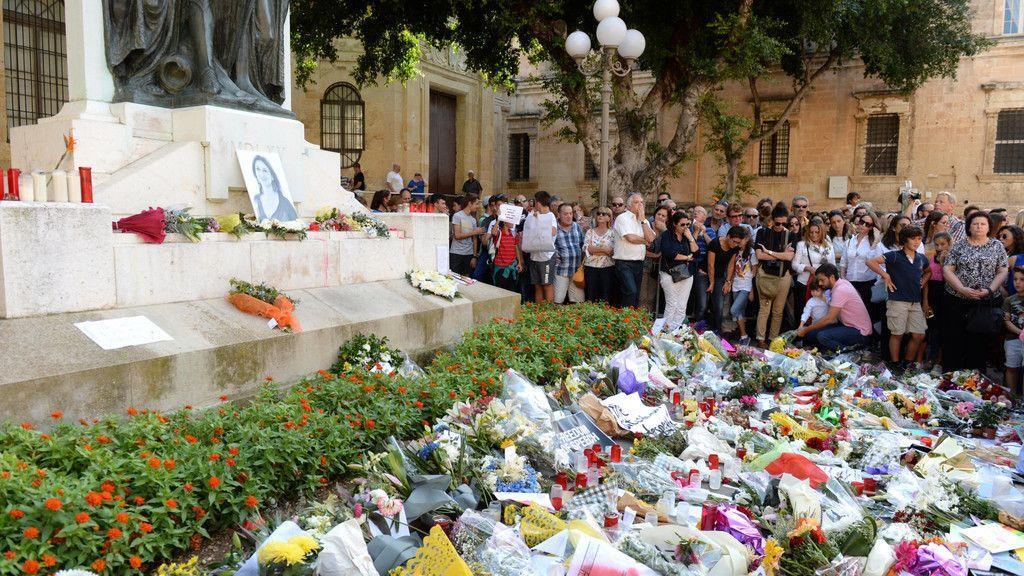 Mega-Demo nach Mord an Journalistin auf Malta