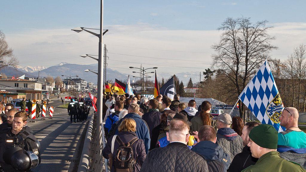 Demo von "Wir sind Grenze"