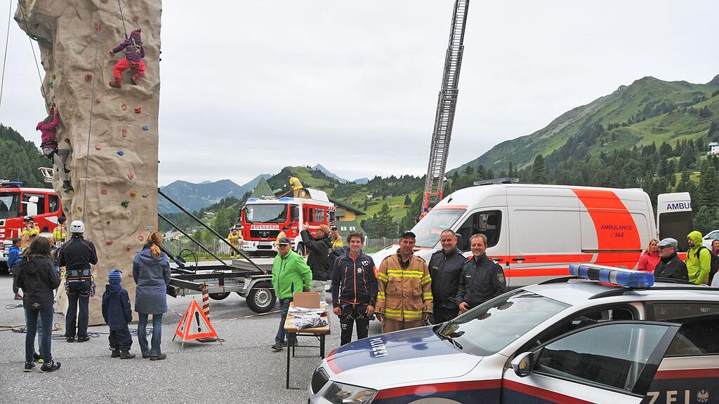 Nachmittag der Einsatzorganisationen in Obertauern.