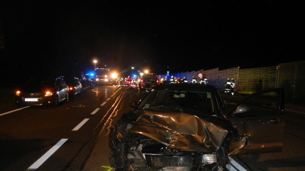 Pkw-Unfall auf B145 in Altmünster