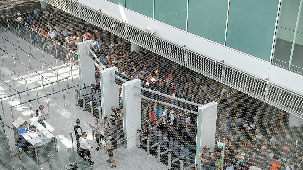 Der Flughafen München wurde gesperrt.