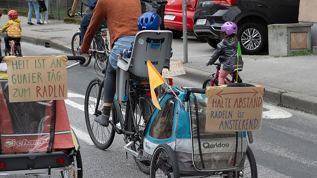 "Kidical Mass" in Salzburg