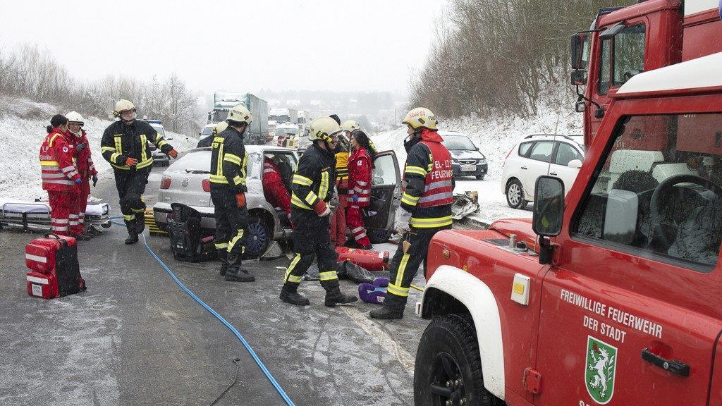 Fünf Verletzte bei Unfall