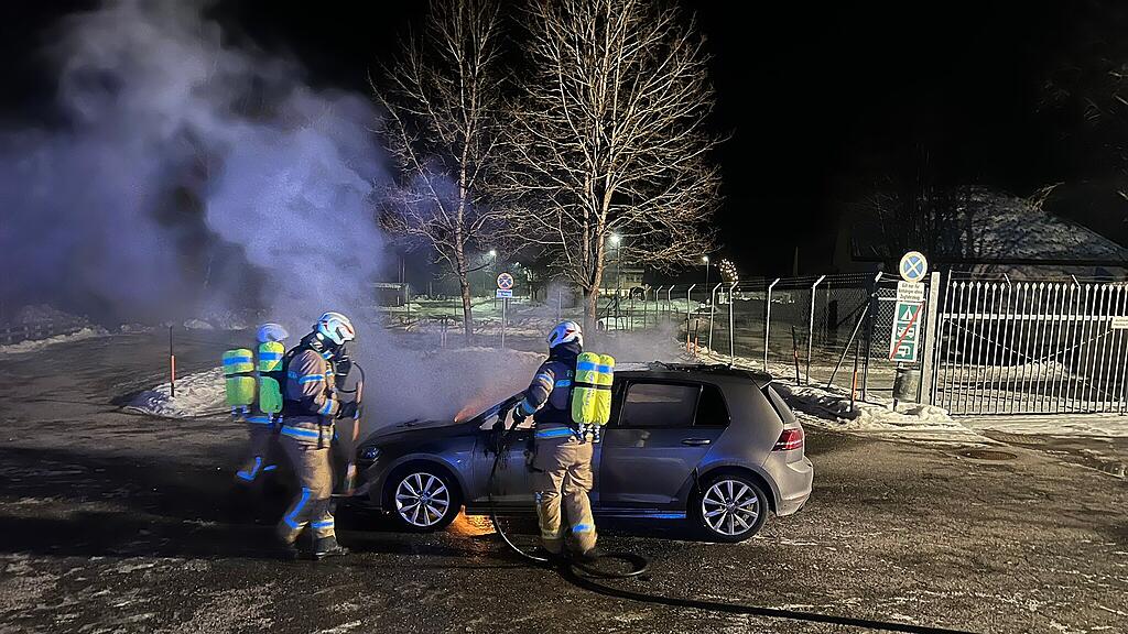 Pkw-Brand in Tamsweg