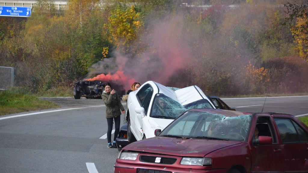 Gefahrgutübung auf der Tauernautobahn I