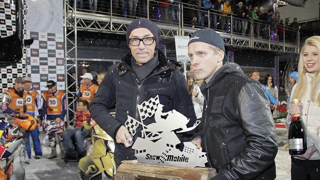 Siegerehrung bei Snow Mobile