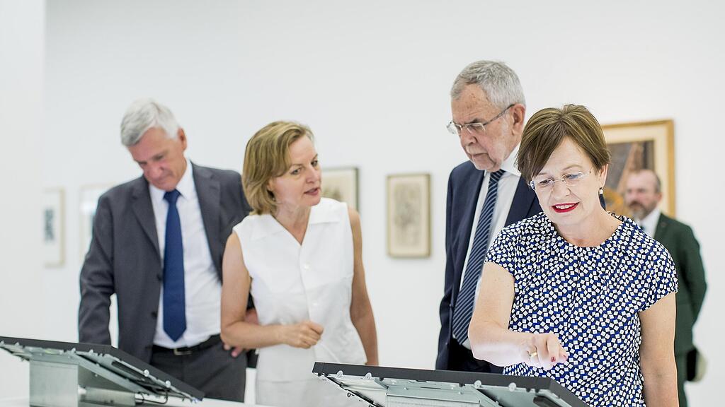 Der Präsident bekam eine eigene Führung.