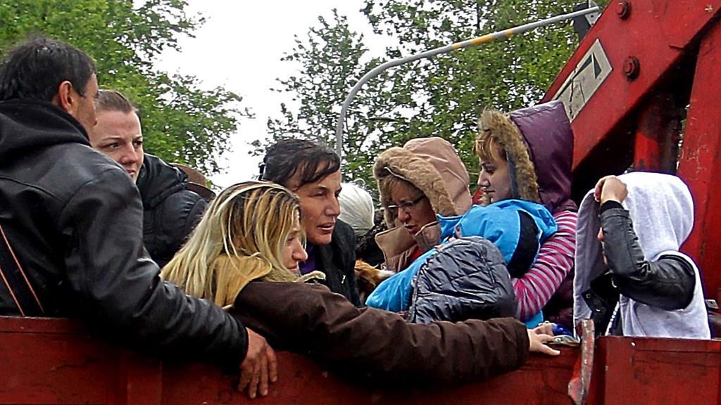 Überschwemmungen in Serbien und Bosnien