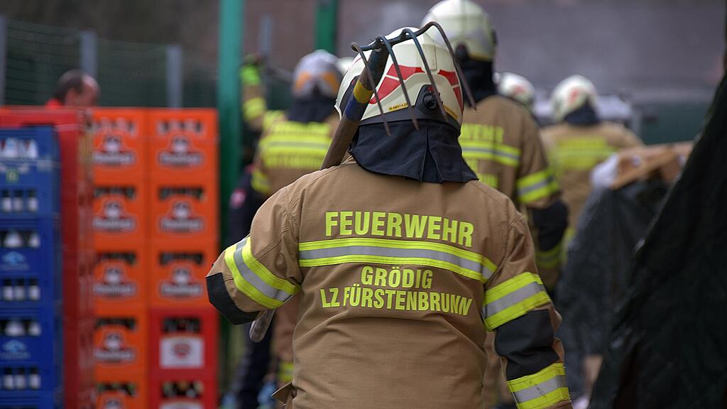 Containerbrand in Grödig