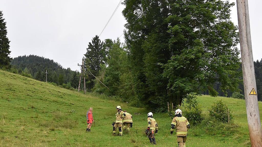 Unwetter Abtenau