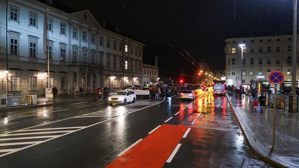 "Demo gegen Rechts" in Salzburg