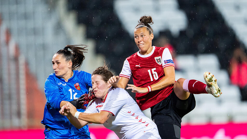 ÖFB-Damen gewinnen gegen Montenegro