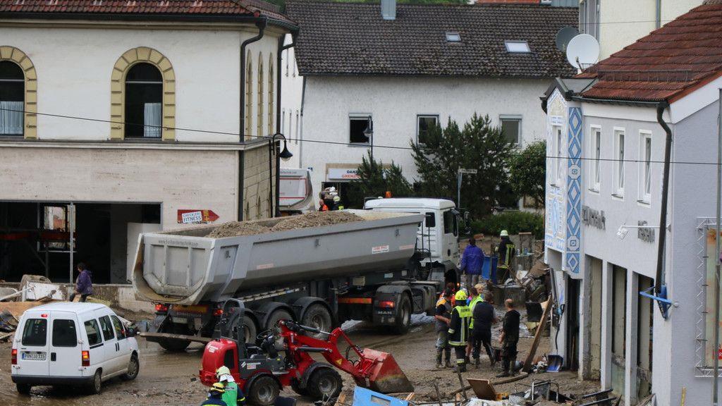 Hochwasser in Simbach am Inn