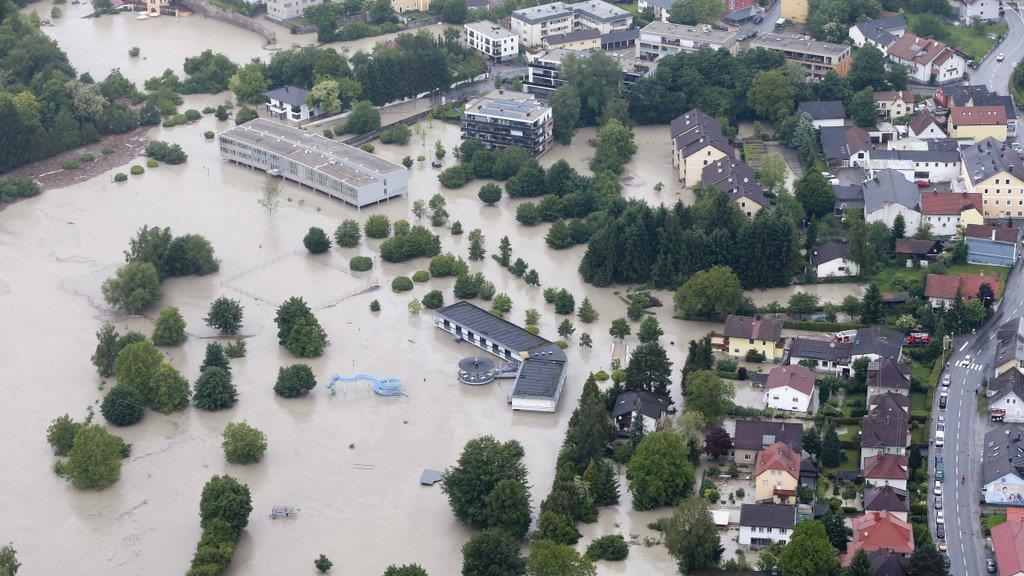 Schärding aus der Luft