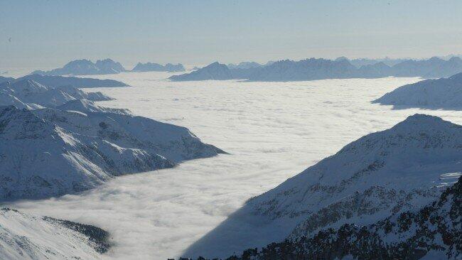 Die Alpen werden ein paar Millimeter jährlich größer.