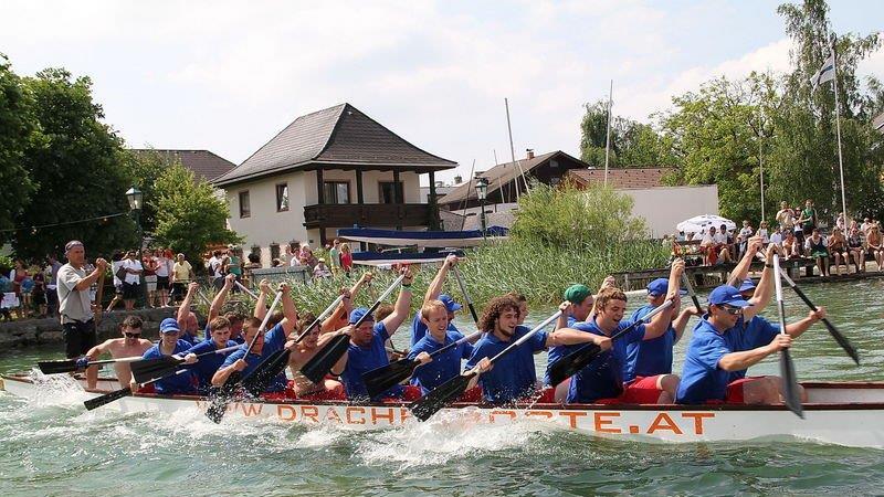 Drachenboot-Action am Mattsee