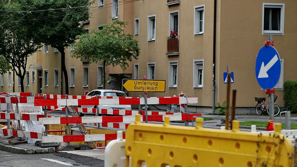 Straßensperren rund um Großbaustelle in Salzburg-Lehen