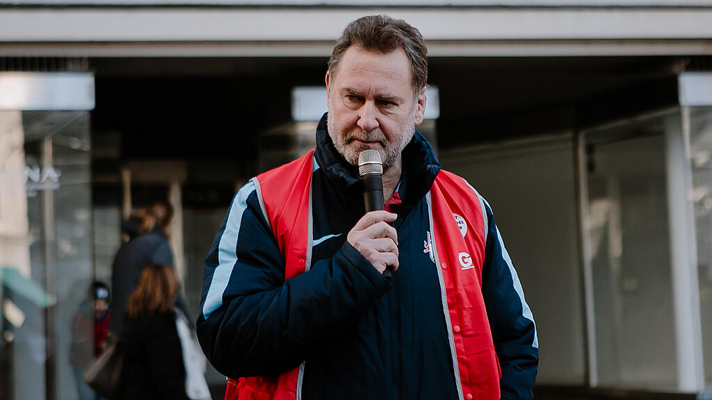 Protestkundgebung GPA-djp Salzburg