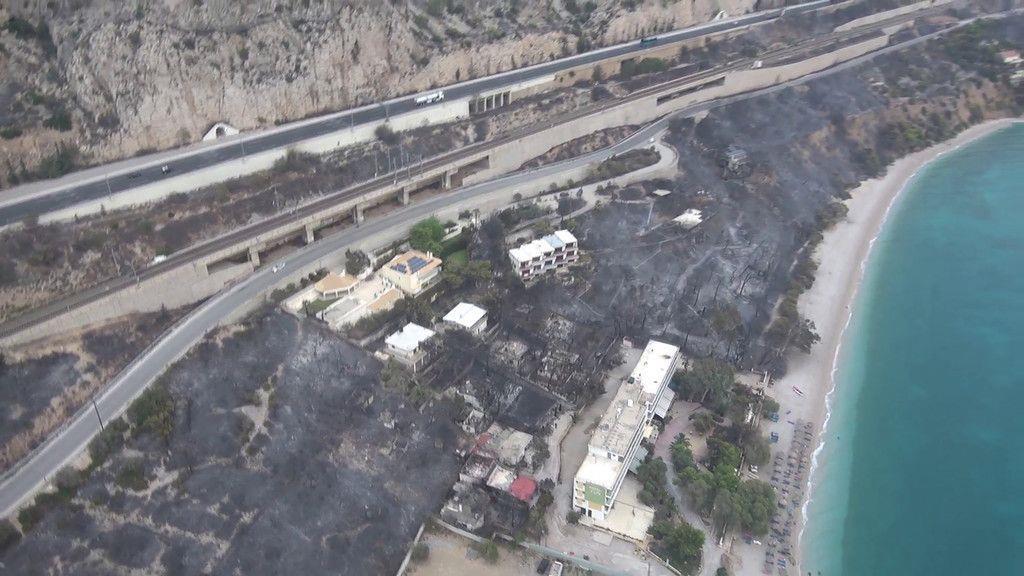 Waldbrand in Athen: Tag 2