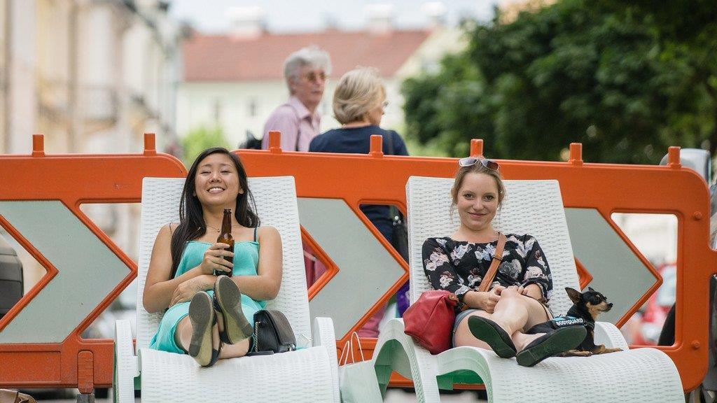 Linzergassenfest 2015 bei Sonnenschein eröffnet