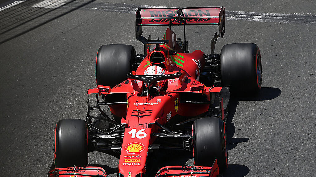 Charles Leclerc holte sich die Baku-Pole