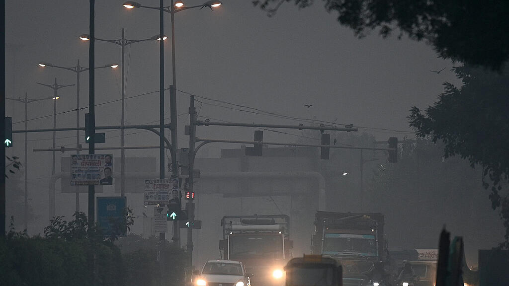 Smog in Neu Delhi