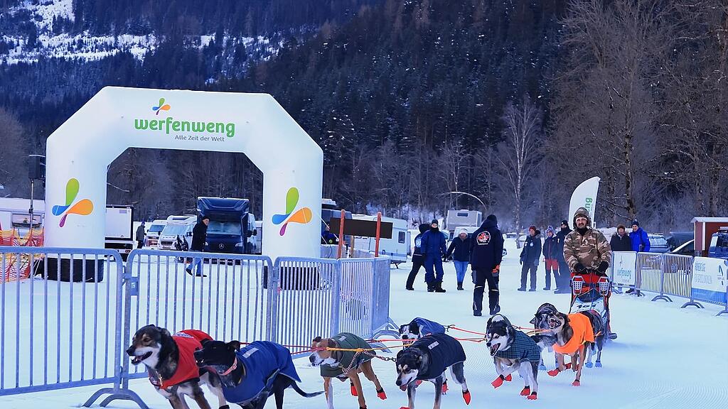 25. Hundeschlittenrennen in Werfenweng