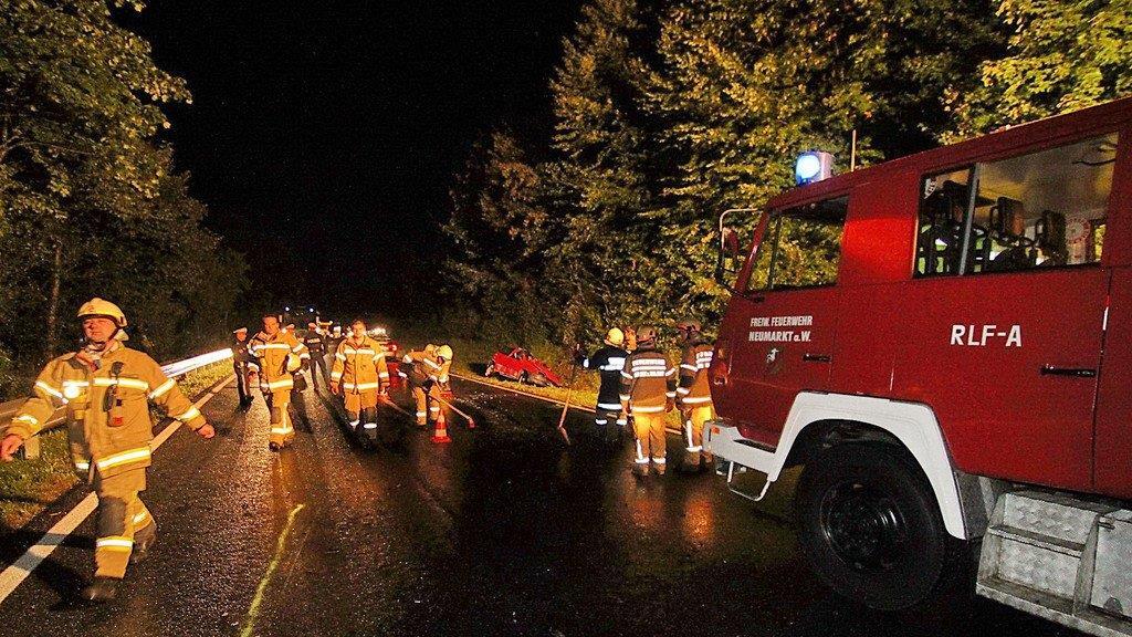 Bilder vom Unfallort auf der B1