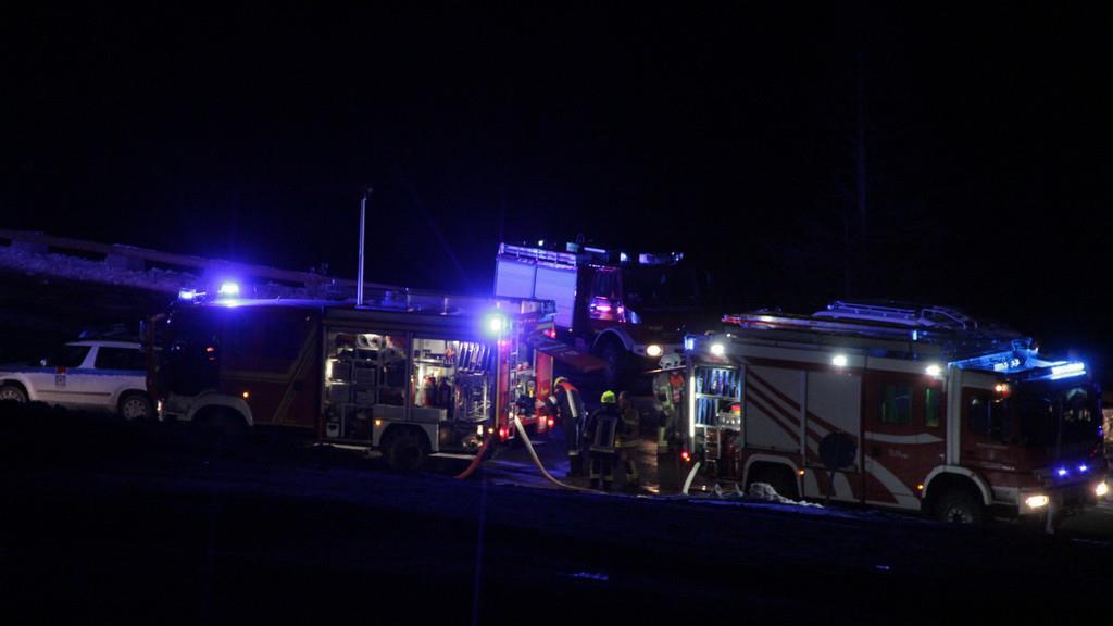 Brand am Rossfeld