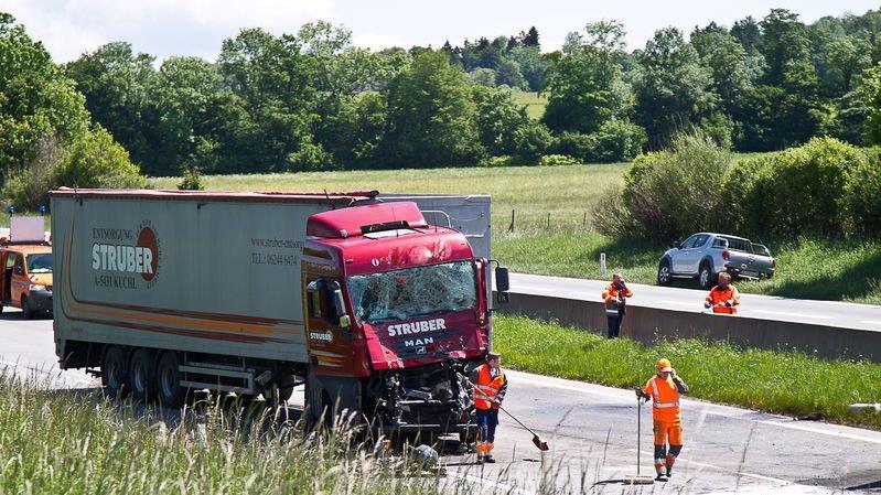 Lkw-Crash auf A1 II