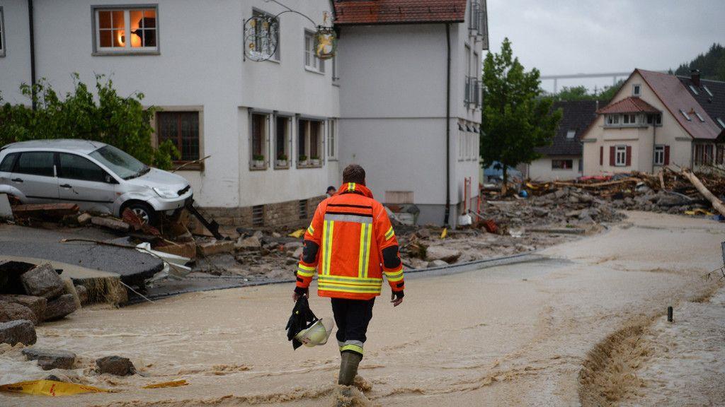 Verheerende Unwetterschäden in Deutschland