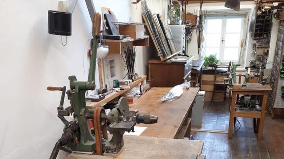 Werkstatt der Schirmmanufaktur Kirchtag