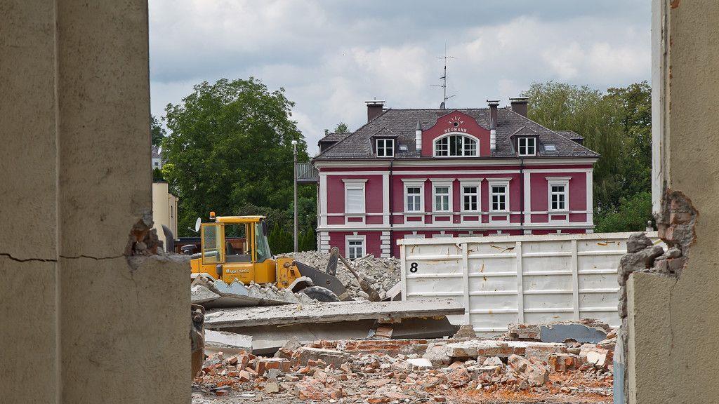 Riedenburg-Kaserne: Abriss nahezu abgeschlossen