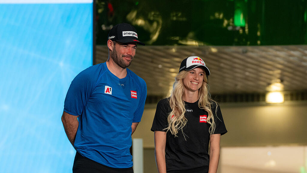 Vincent Kriechmayr und Anna Gasser