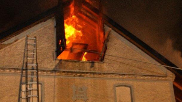 Großbrand in Weng
