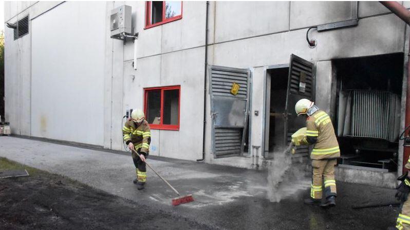 Abtenau, Trafo, brand