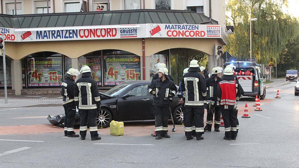 Bilder der Unfallstelle in Freilassing