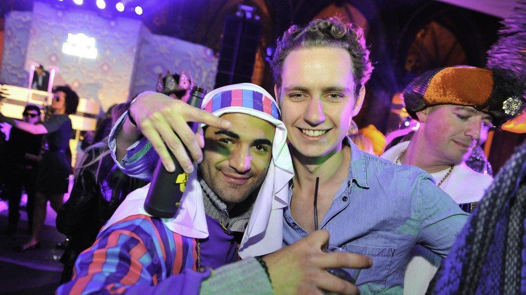 Beim Life Ball im Rathaus
