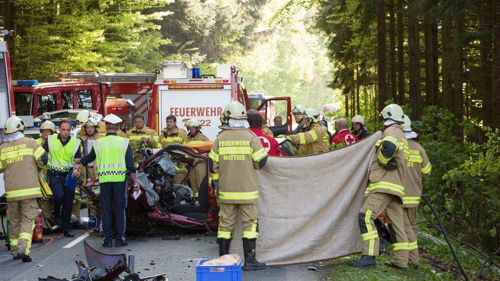 Schwerer Crash in Mattsee, III